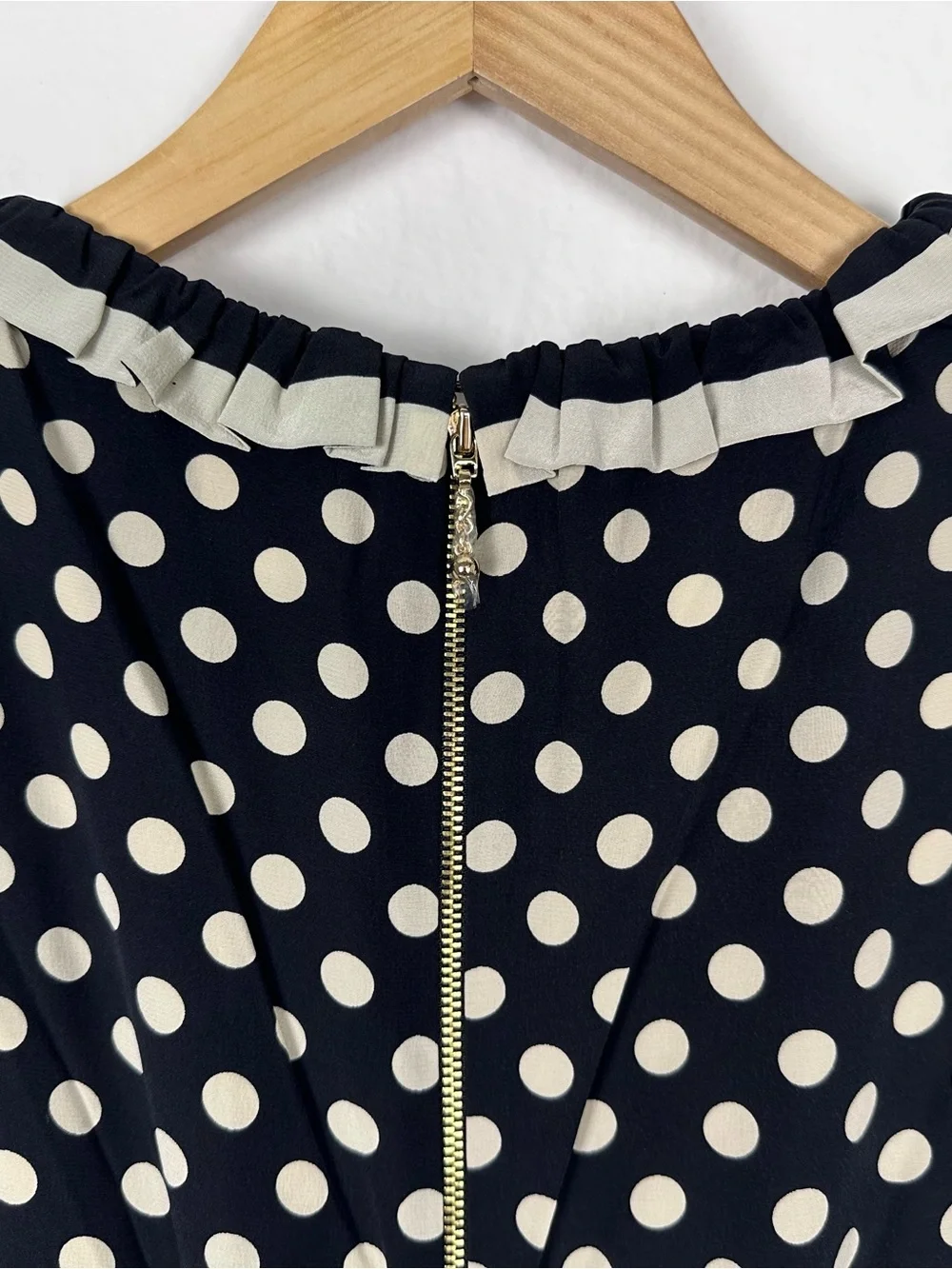 Kate Spade Hailee Polka Dot Sheath Dress NWT Size 2 Black Ivory